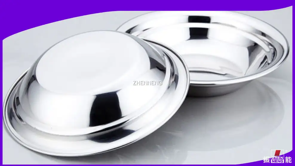 Premium 28cm Stainless Steel Round Serving Tray 1