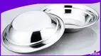 Premium 28cm Stainless Steel Round Serving Tray 1
