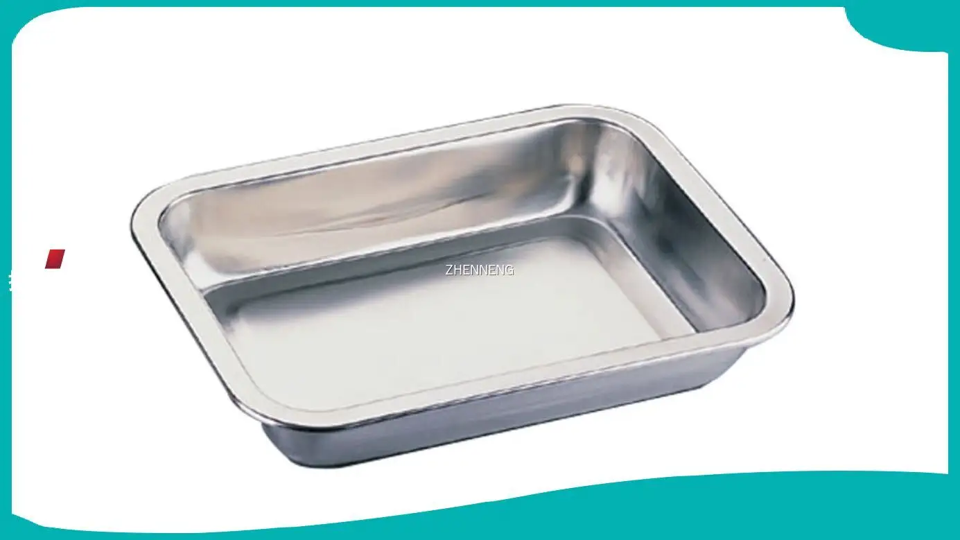 Custom Steel Gastronorm Pan Tray - 50cm Rectangle Serving Tray 1
