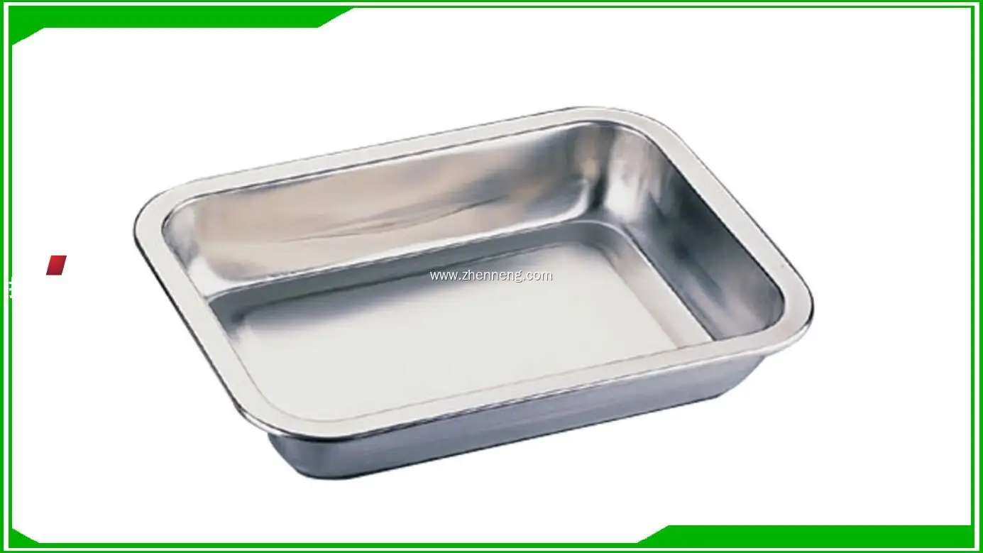 Rectangular Custom Steel Serving Tray - SS410 50cm 1
