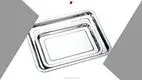 High Quality Stainless Steel Burger Serving Platter 1