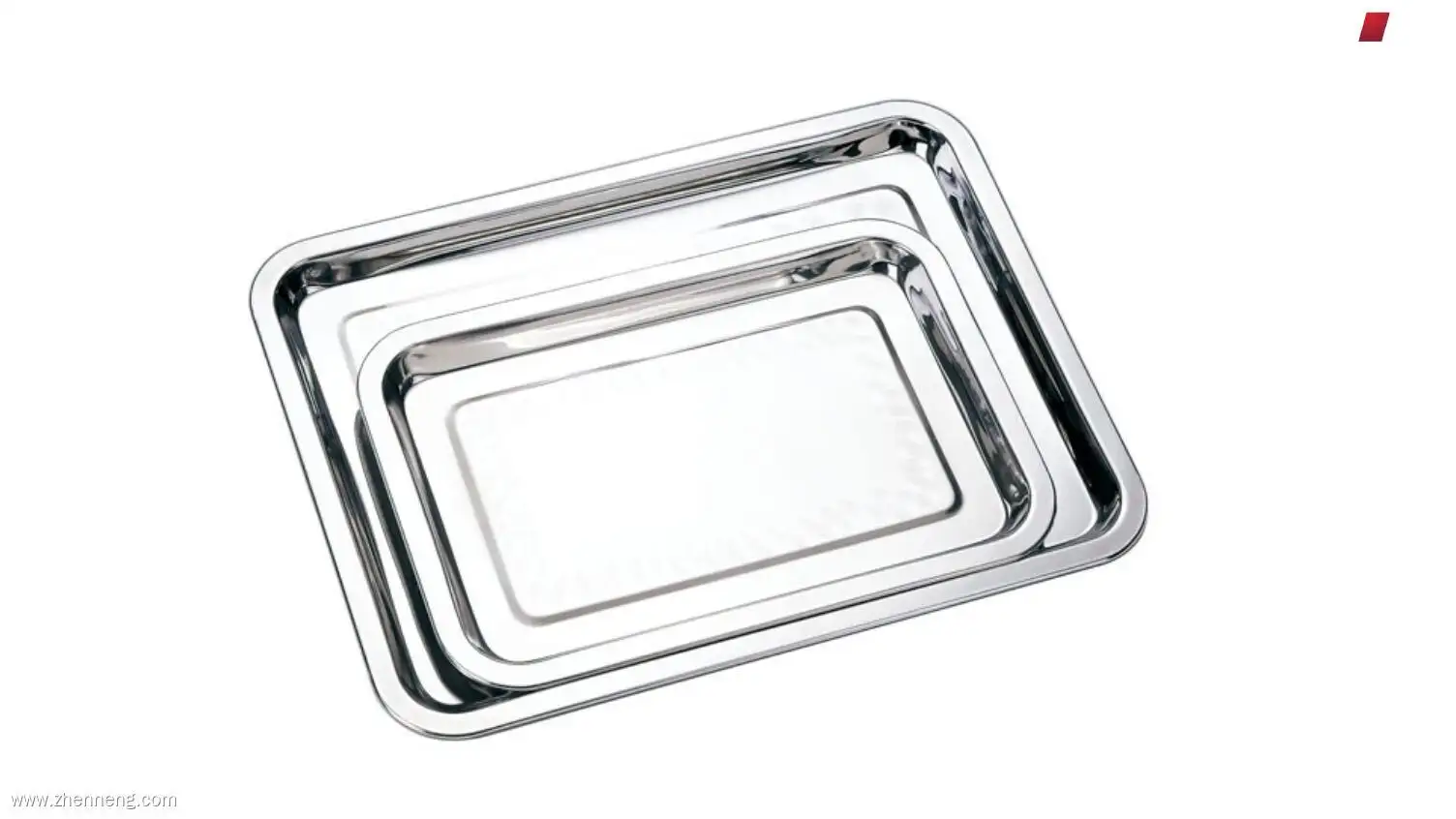 Stainless Steel Rectangle Serving Tray - High Quality & Customizable1 1