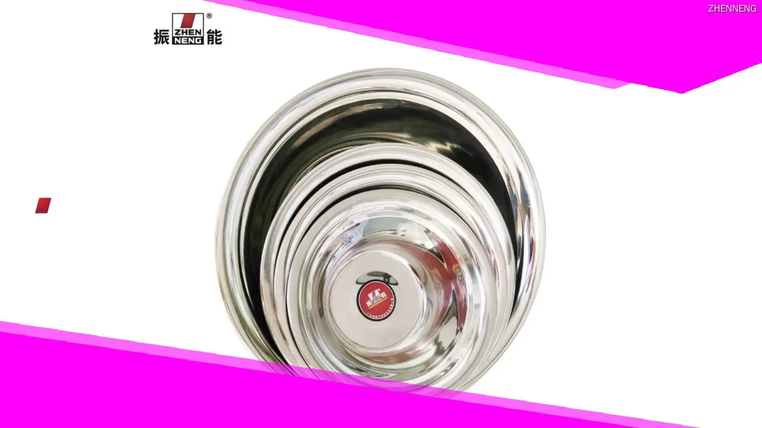 26cm High Quality Chinese Stainless Steel Mixing Bowl Set - Customizable Size - Ideal for Daily Use 1