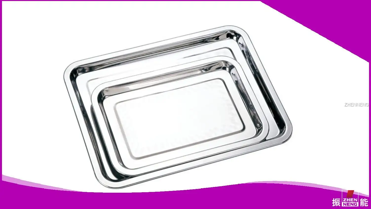 Stapelbares Buffet-Tablett aus Edelstahl: Höchste Qualität und Leistung 1