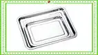 Stackable Stainless Steel Serving Tray - Customizable and Durable 1