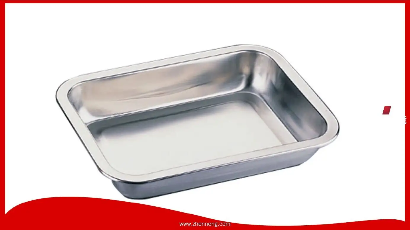 Premium Stainless Steel Burger Serving Tray 1