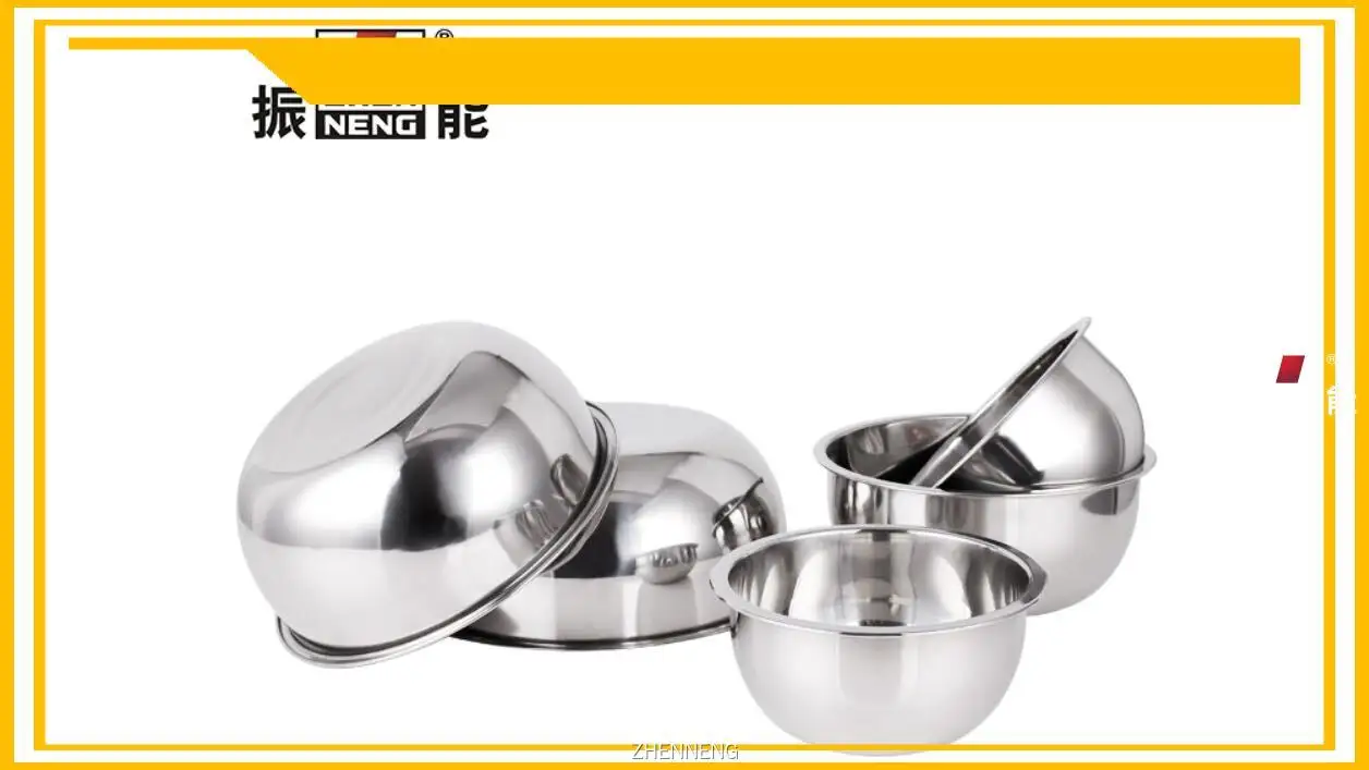 28cm Stainless Steel Round Spice Basin and Soup Bowl 1