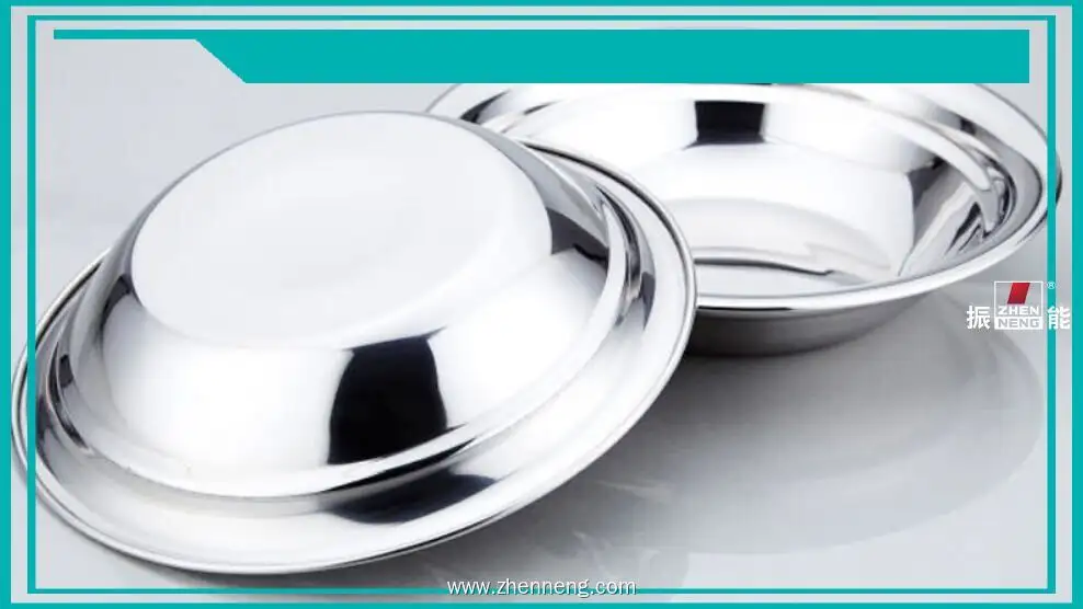 22cm Round Stainless Steel Platter - Customizable and Dishwasher Safe 1
