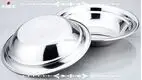 22cm Round Stainless Steel Serving Tray - Customizable Specifications 1
