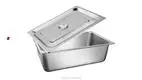 Stainless Steel Full Size Gastronorm Pan with Cover - Catering Serving Dishes 1