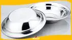 18cm Stainless Steel Round Serving Tray - Customizable Specifications - High Quality - Wide Range of Uses 1