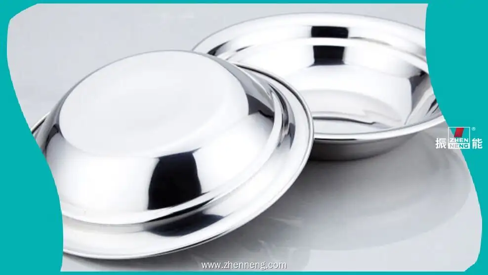Stainless Steel Round Serving Tray - 18cm Size, Multi-Purpose & Durable 1