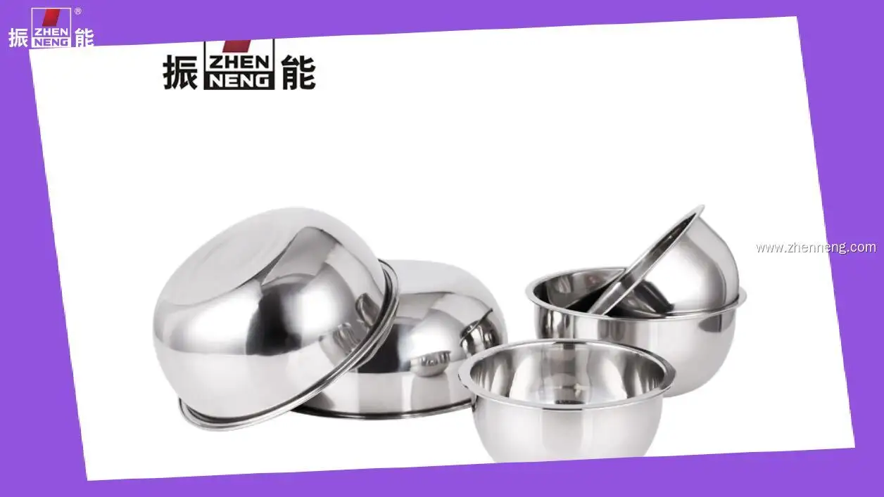 24cm Stainless Steel Bowl - High Quality Baking Mixing Bowls by ZHENNENG 1