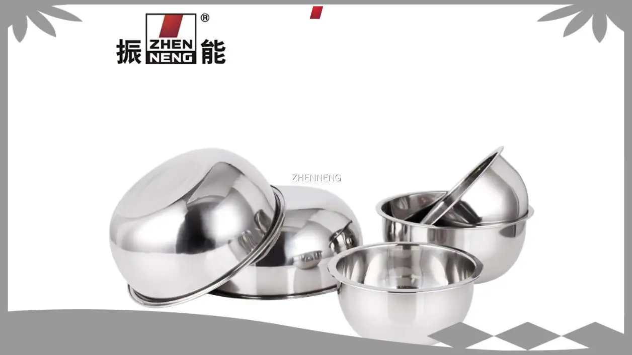 وعاء خلط فائق الجودة من الفولاذ المقاوم للصدأ مقاس 24 سم - عالي الجودة وقابل للتخصيص 1