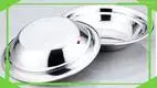 24cm Stainless Steel Multi-purpose Round Serving Tray 1