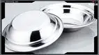24cm Stainless Steel Round Vegetable Tray - High Quality & Customizable 1
