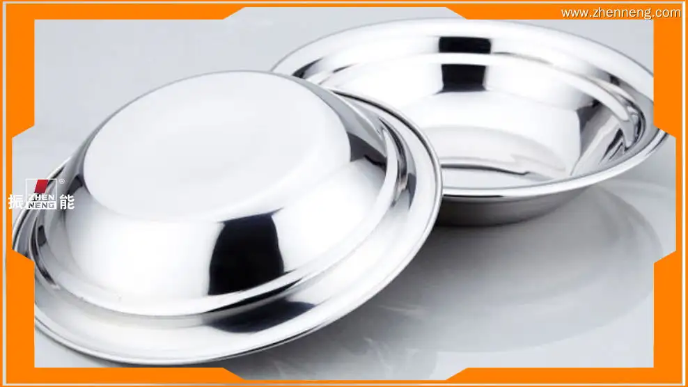 24cm Stainless Steel Multi-purpose Round Tray - High Quality & Customizable - Perfect for Buffet & Serving 1