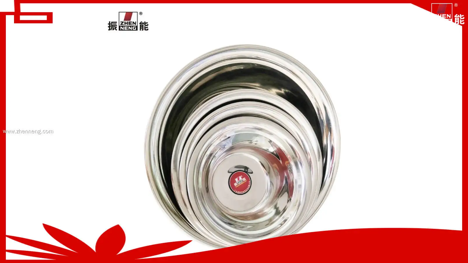 Platos de acero inoxidable para catering a precios mayoristas | ZHenneng 1