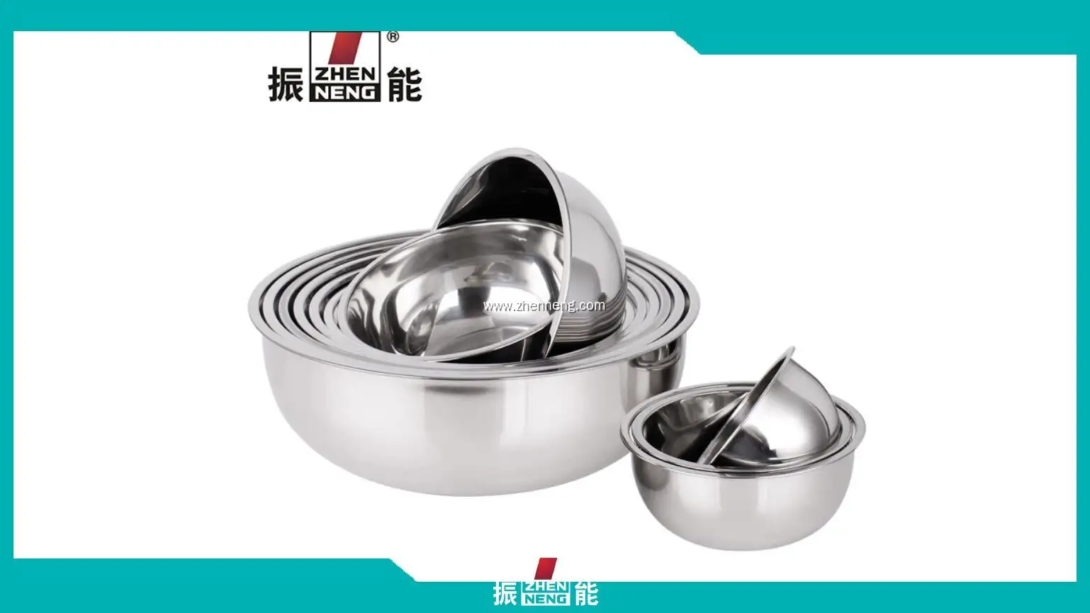 Круглая салатница из нержавеющей стали диаметром 26 см - высококачественная фруктовая тарелка. 1