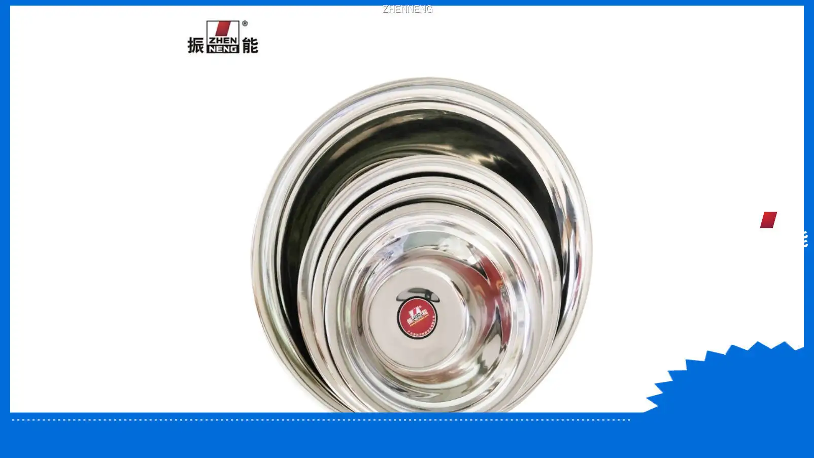 Custom stainless steel round tray Supplier | ZHENNENG 1