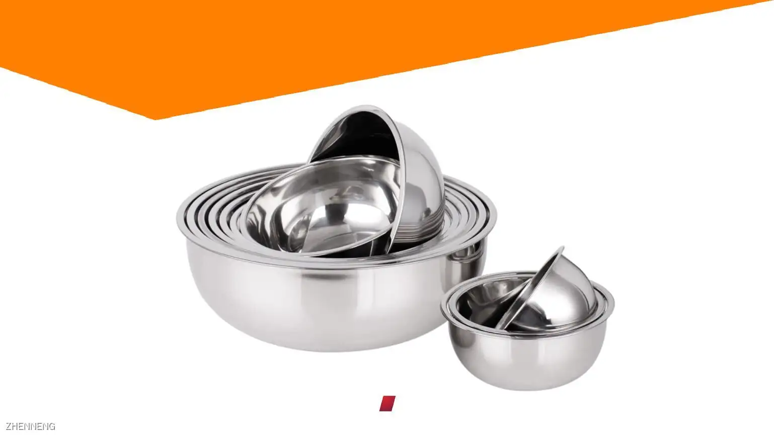 Ecofriendly Stainless Steel Mixing Bowl Set 30cm 1