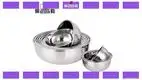30cm Stainless Steel Mixing Bowl Set - Ecofriendly Kitchen Essential 1