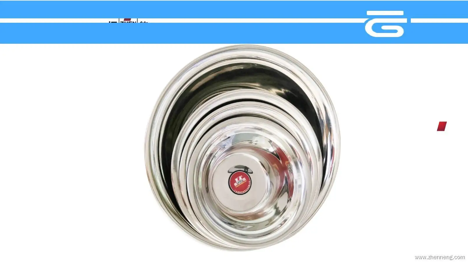 16cm Stainless Steel Round Buffet Tray - High Quality & Multi-Purpose 1
