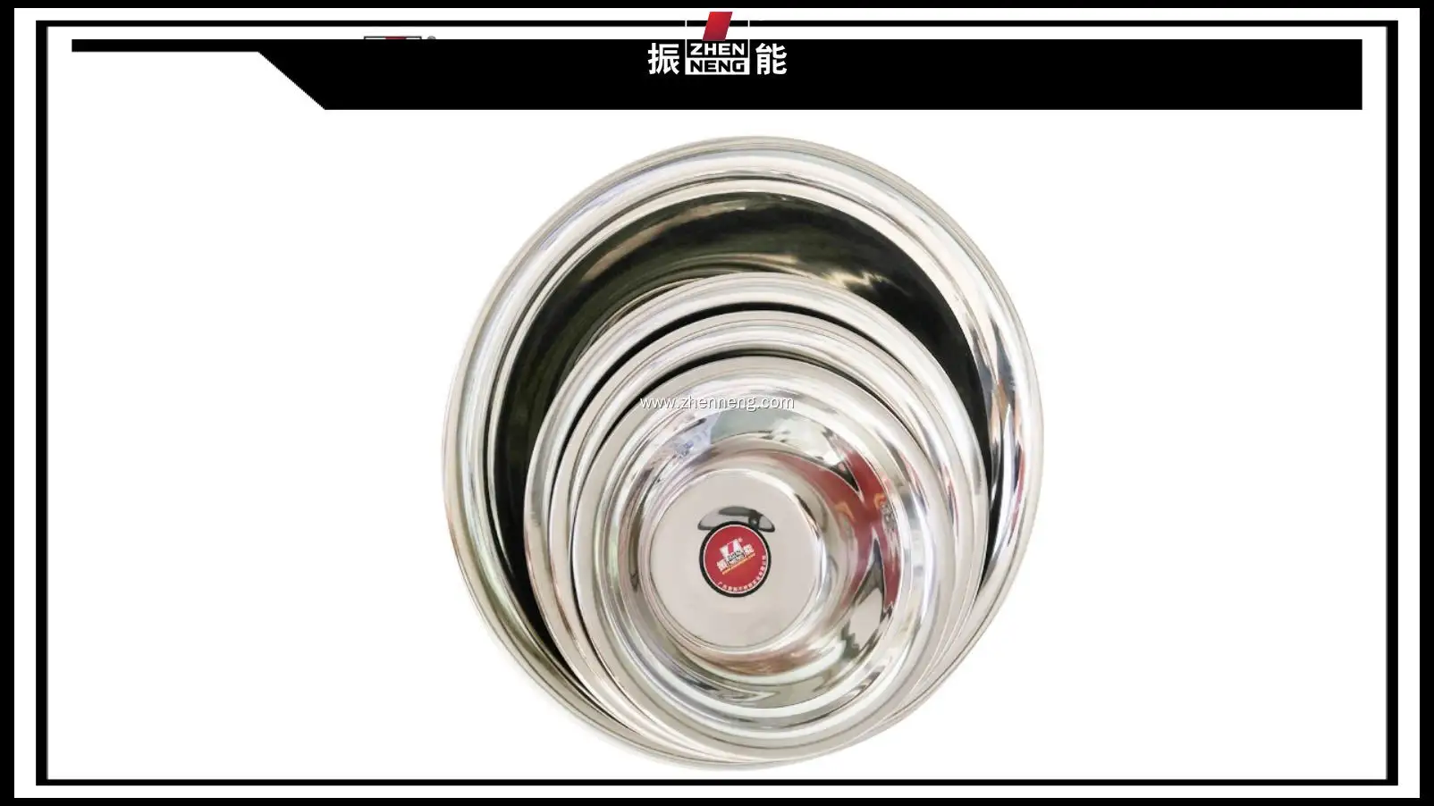 Custom large round stainless steel tray wholesaler Manufacturer | ZHENNENG 1