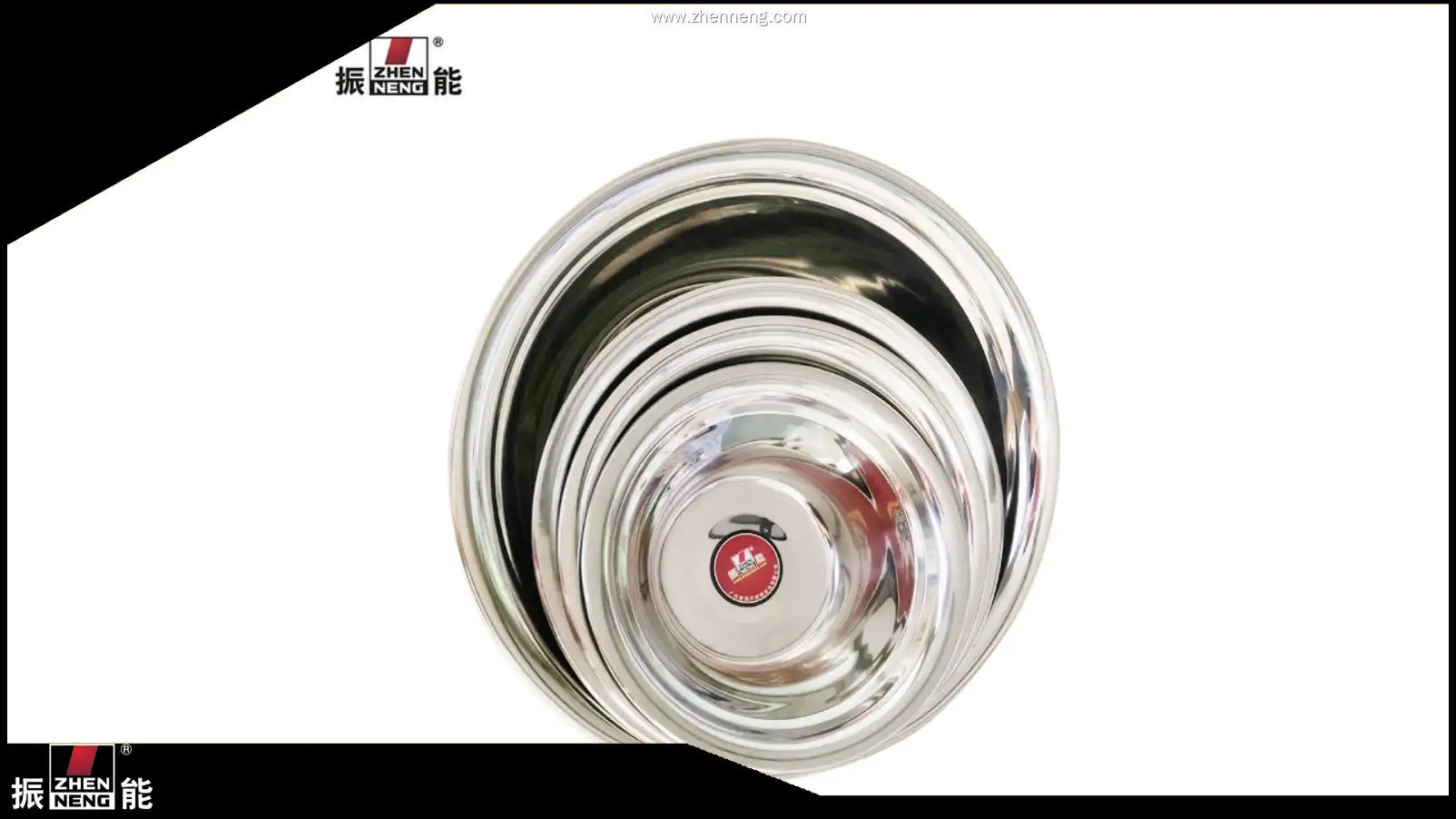 ODM round stainless steel serving tray factory | ZHENNENG 1