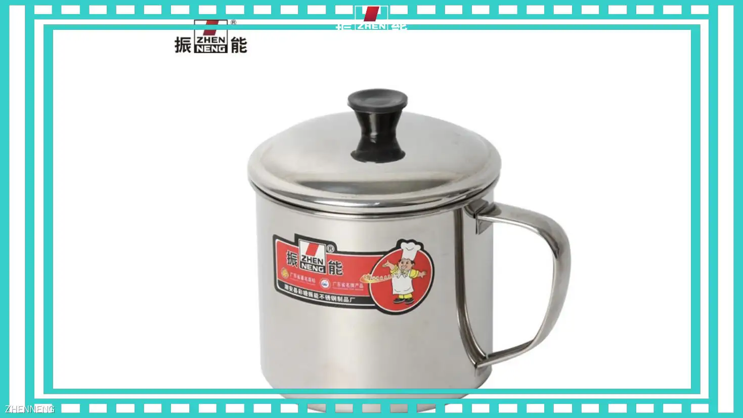 Stainless Steel Insulated Travel Mug with Lid and Handle - Portable Cup1 1