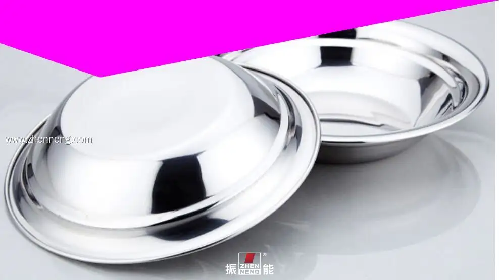 16cm Stainless Steel Buffet Round Serving Basin - High Quality and Customizable - Steel Serving Tray 1
