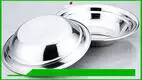 Stainless Steel Round Buffet Tray - Customizable 16cm Multi Purpose Vegetable Seasoning Basin - High Quality & Reliable Performance 1
