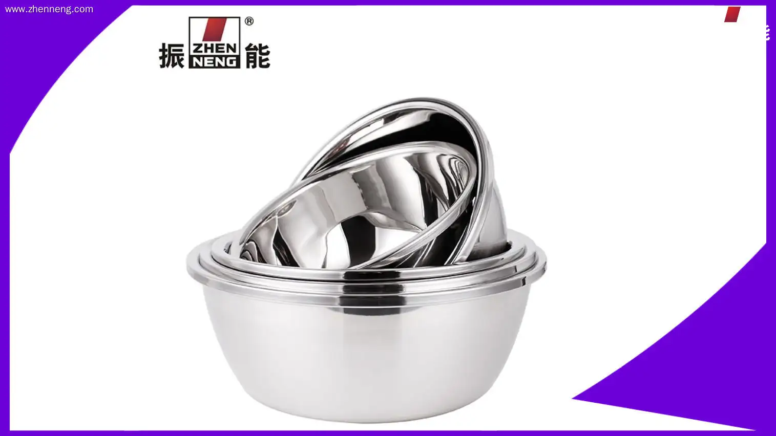 Stainless Steel Serving Bowl Set - Customizable 28cm Salad Soup Rice Noodle Bowls 1
