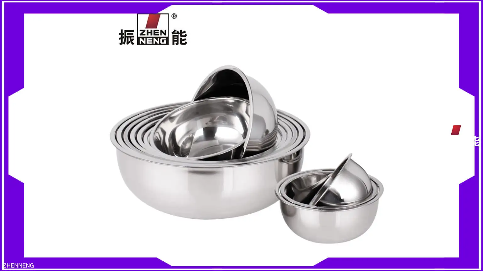 34cm Stainless Steel Mixing Bowl: High Quality & Customizable 1