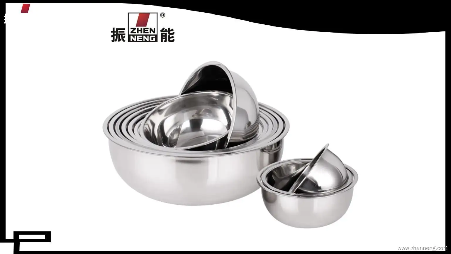 Ecofriendly Stainless Steel Serving Bowl Set - Customizable Specifications 1