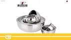 Eco-Friendly Stainless Steel Serving Bowl Set: High Quality & Customizable 1