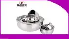 Ecofriendly Stainless Steel Serving Bowls Set: High Quality & Customizable 1