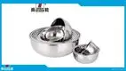 Customizable Stainless Steel 22cm Mixing Bowl - High-End Quality 1