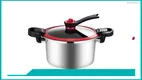 M-Style Micro Pressure Cooker 4.5L/6.5L – Quick, Safe, Nonstick, Glass Lid 1