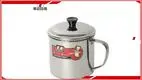 Stainless Steel Water Cup with Cover and Handle - Wholesale Option 1