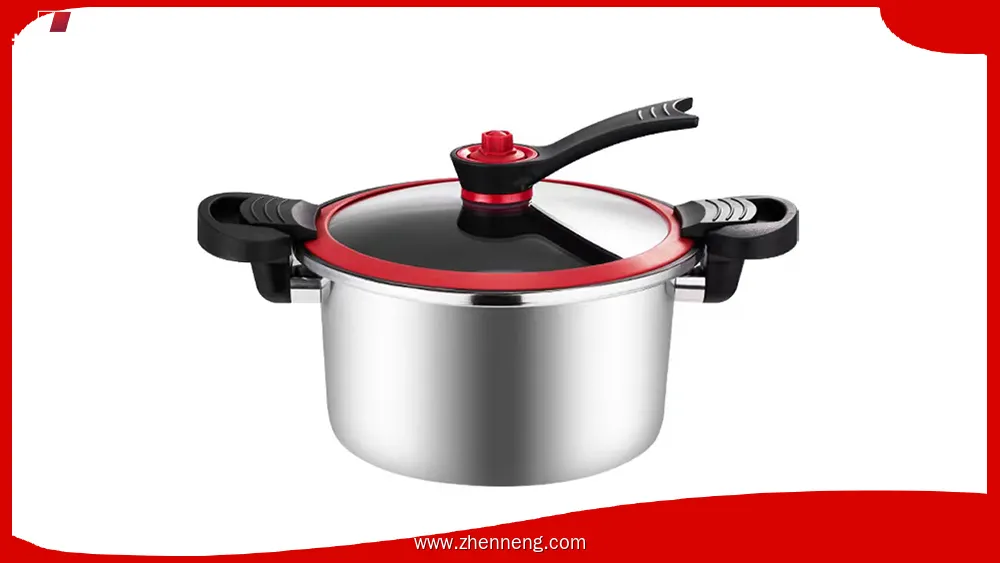 ZHENNEG Stainless Steel Micro Pressure Cooker | Fast, Safe Cooking 1