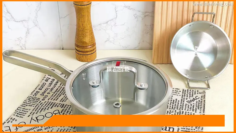 Tri-Ply Stainless Steel Milk Saucepan Set 1