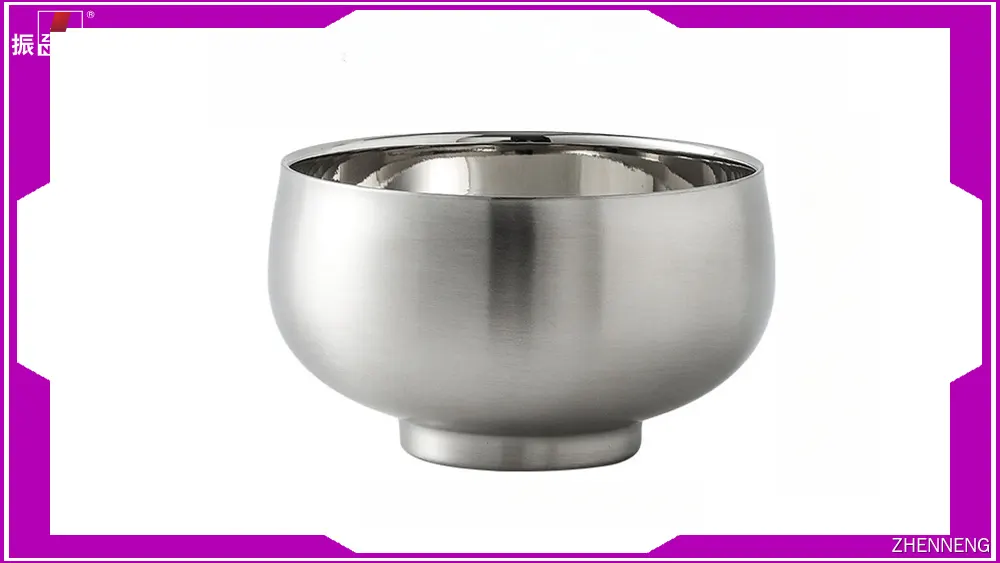 304 Stainless Steel Double-Layer Insulated Bowl - Safe, Durable, and Versatile 1