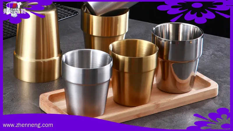 Stainless Steel Double Wall Cups - Wholesale Serving Tray 1