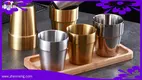 Stainless Steel Double Wall Cups - Wholesale Serving Tray 1