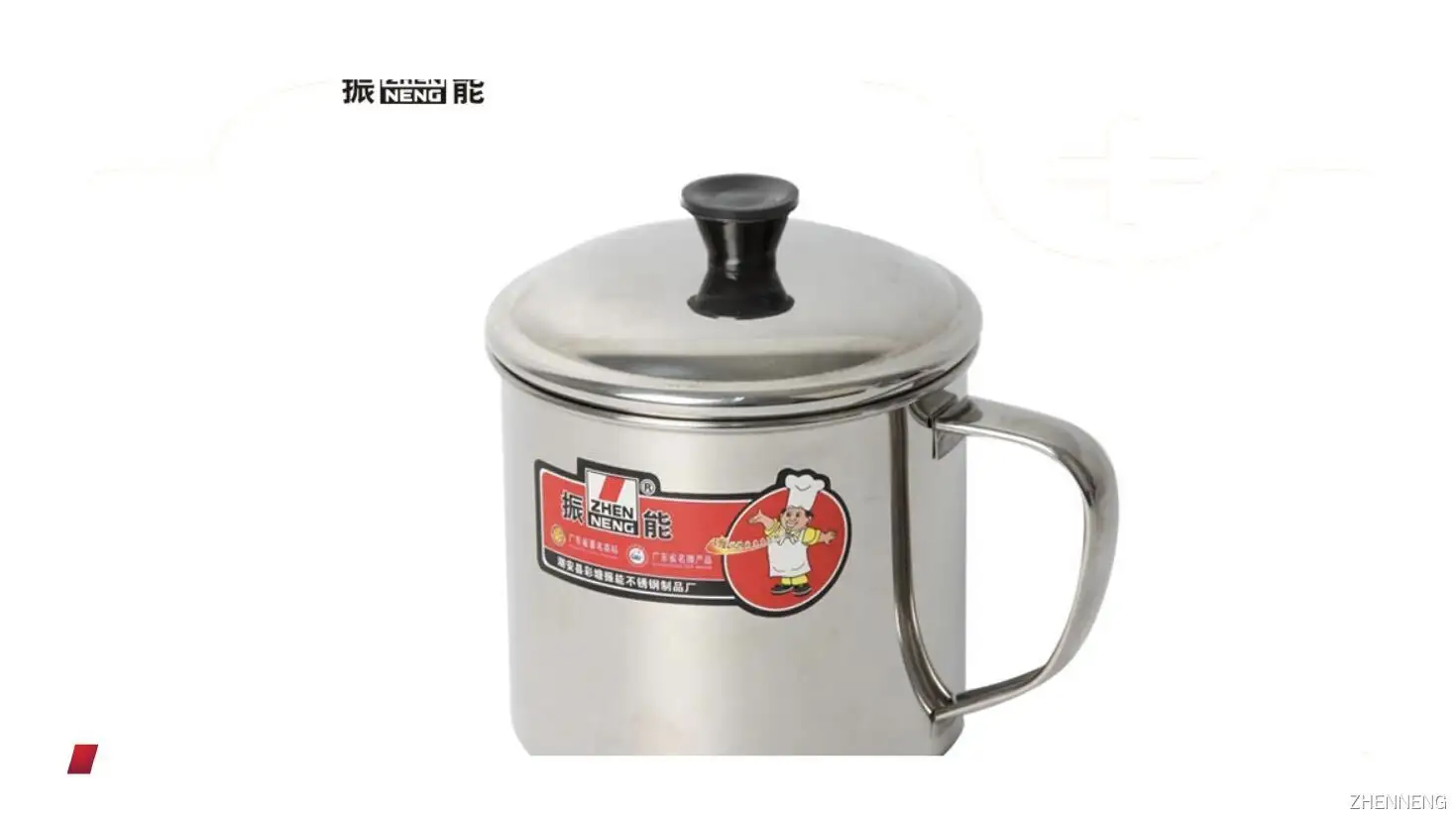 8cm Stainless Steel Water Cup with Handle and Cover: Superior Quality 1