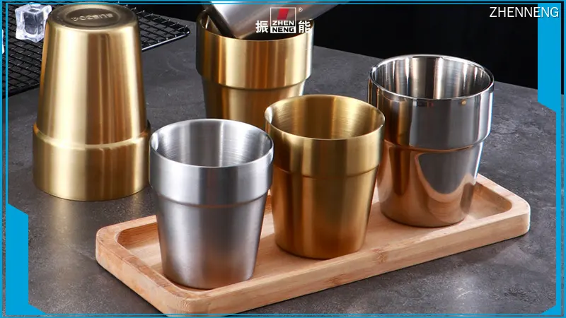 Premium Stainless Steel Double Wall Cups - ZHENNENG 1