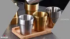 Stainless Steel Double Wall Cups - Best Quality Steel Dinner Set 1
