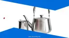 Zhenneng Stainless Steel Teapot with Tiny Mesh Infuser 1