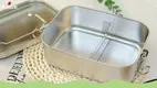 Boîte à bento étanche en acier inoxydable pour les repas à emporter 1